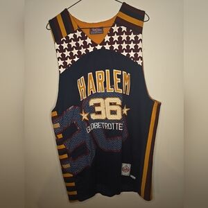 Harlem Globetrotters Platinum Fubu  Size Xl Number 36 Meadowlark